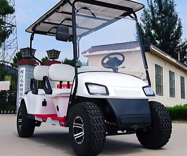 4-Seater Electric Golf Cart for Resorts Factory Direct Wholesale - ORVIK Buy 4-seater electric golf carts direct from the factory. Features 3mm galvanized chassis and high-temp ready body. Ideal for resorts. Inquire for FCL price now.