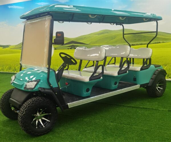 6-Seater Electric Golf Cart Resort Shuttle Factory Direct Wholesale - ORVIK Robust 6-seater electric cart with 5KW AC motor and 3mm galvanized chassis. Built for resorts and campuses. Low maintenance, high ROI. Inquire for FCL factory price.
