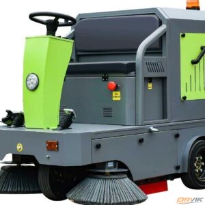 1400mm width electric sweeper with anti-corrosion chassis and solid tires. Rugged design for factories & resorts. Low maintenance. Inquire for Factory FCL Price.