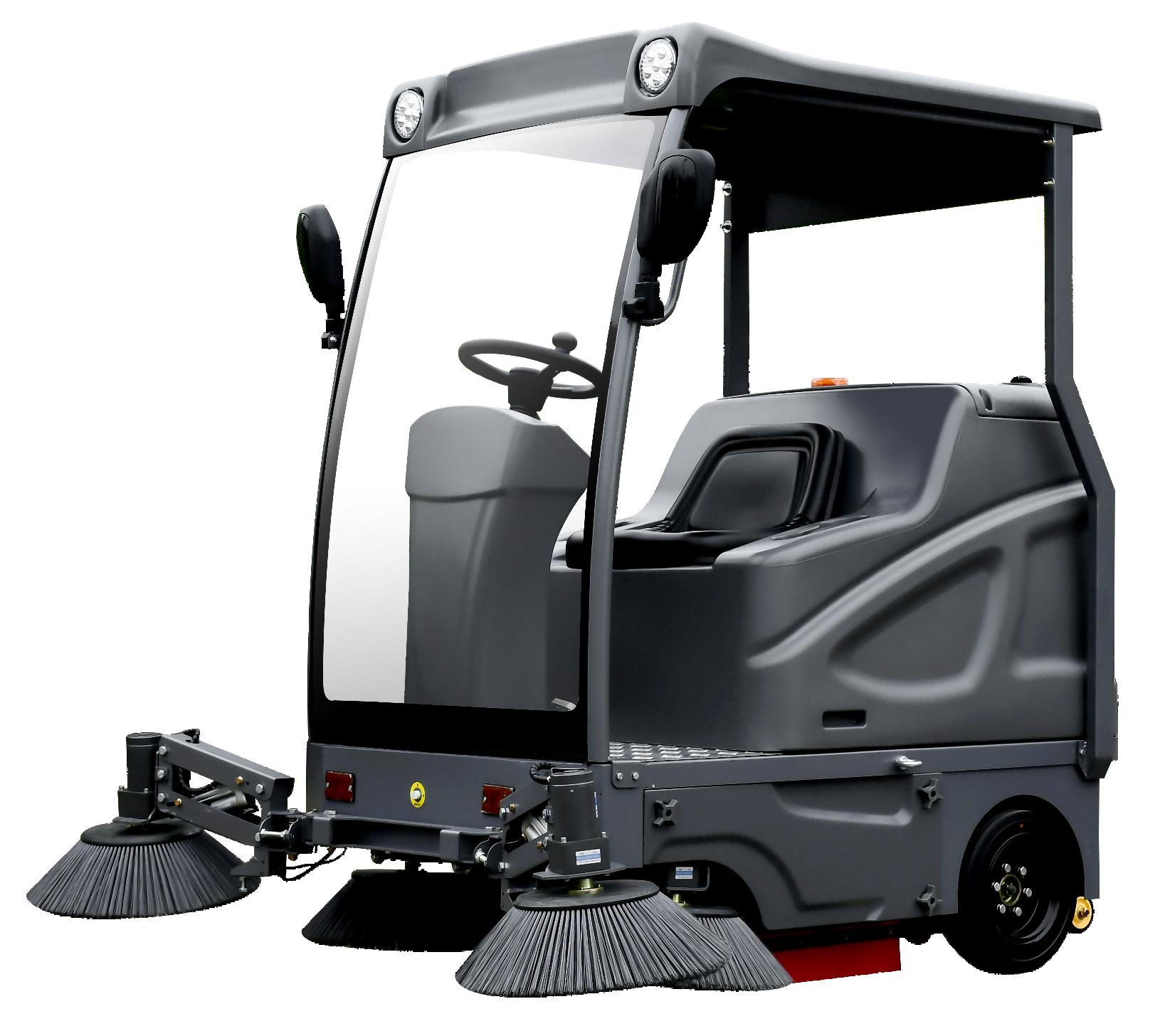 Heavy-duty S16 electric sweeper with 2150mm cleaning width and hydraulic brakes. Features rotomolded body and waterproof wiring for durability. Ideal for municipalities and factories. Inquire for FCL Price & Bulk OEM.