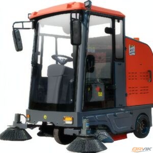 Electric Street Sweeper S1900. Features 1900mm sweeping width, 200L waste bin, and corrosion-resistant chassis. Ideal for resorts and factories. Inquire for FCL Price.