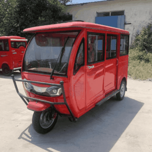 Wholesale 1000W electric passenger trike. Low maintenance, high-temp ready with heavy-duty leaf spring suspension for campus transit. Get factory FCL quotes.