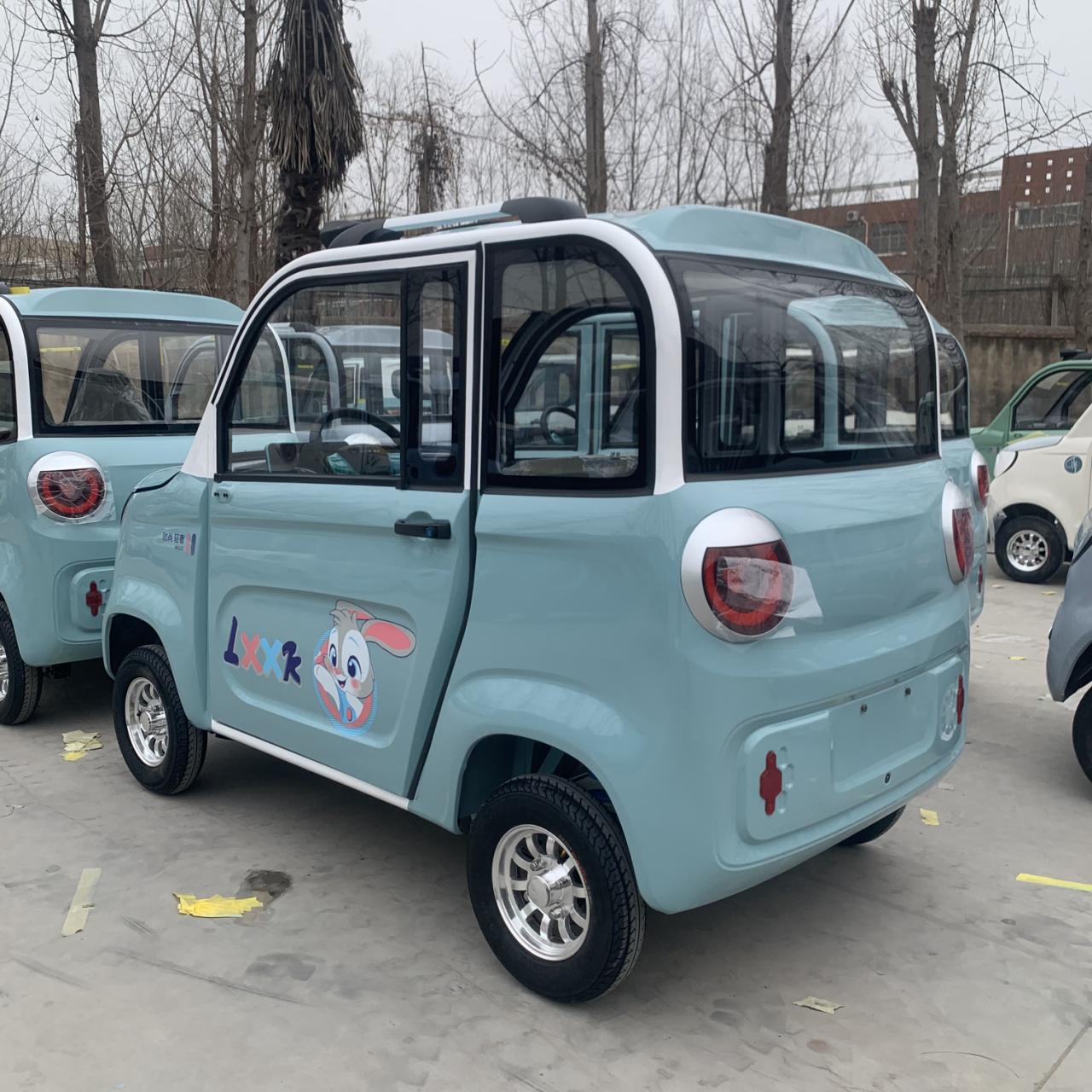 4-Passenger Enclosed Electric Shuttle (1000W) | Factory FCL - ORVIK - Image 2