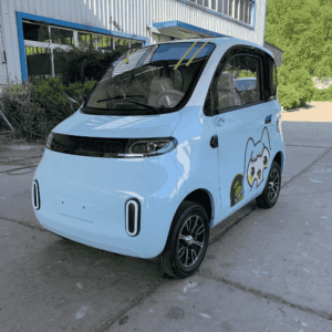 Wholesale PQ Series wide-body enclosed electric shuttle (4-seater). Features expansive 1.4m cabin, built-in heater & heavy-duty suspension. Get factory FCL quotes.