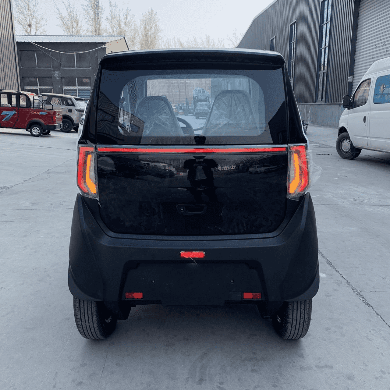 Premium 2-Seater Enclosed Electric LSEV | Factory FCL - ORVIK - Image 4