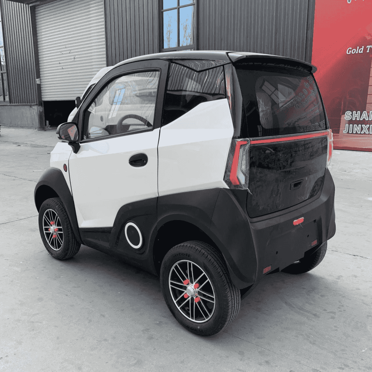Premium 2-Seater Enclosed Electric LSEV | Factory FCL - ORVIK - Image 2